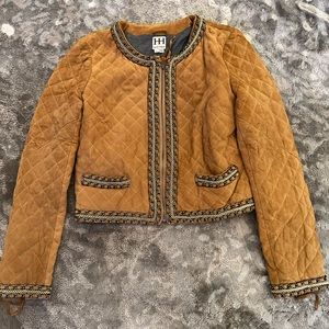 Haute Hippie Tan Suede Jacket